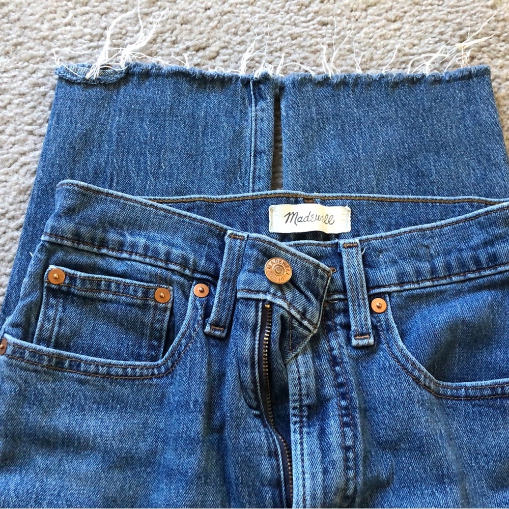 Madewell High Rise Blue Jeans Classic Style